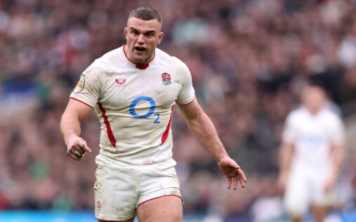 Ben Earl playing for England during the Six Nations