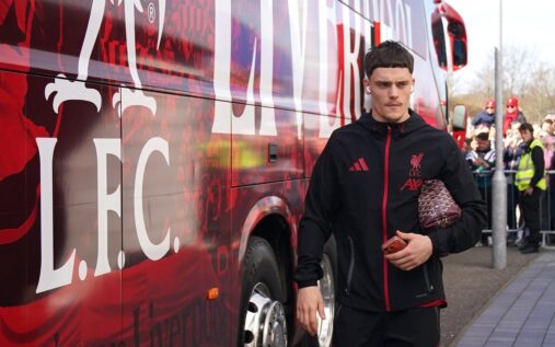 Florian Wirtz playing for Liverpool in the Premier League