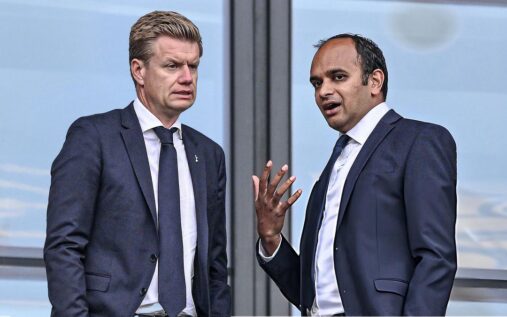 Fulham manager Marco Silva directing his players from the touchline during a Premier League match