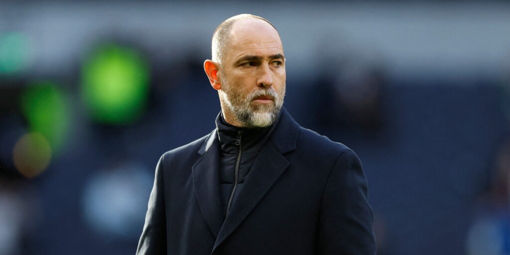 Conor Gallagher looks dejected on the pitch during Tottenham's match against Fulham