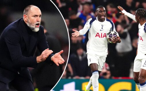 Tottenham Hotspur players looking dejected during a Premier League match