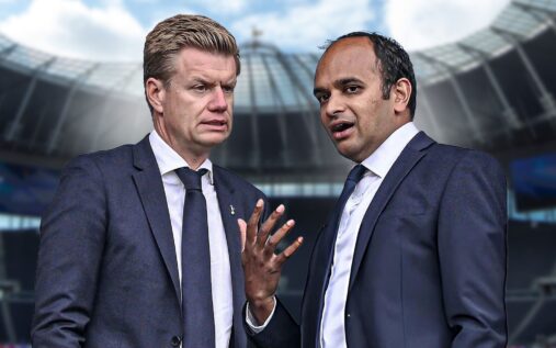 Robbie Keane shouting instructions from the touchline while managing Ferencvaros