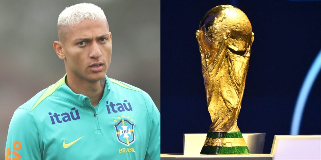 Richarlison playing for Tottenham Hotspur in the Premier League