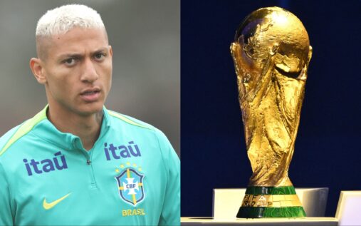 Richarlison playing for Tottenham Hotspur in the Premier League