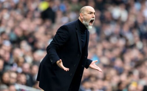 Igor Tudor looking concerned on the touchline during a Premier League match