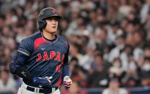 Team USA players celebrating a victory during a previous World Baseball Classic tournament