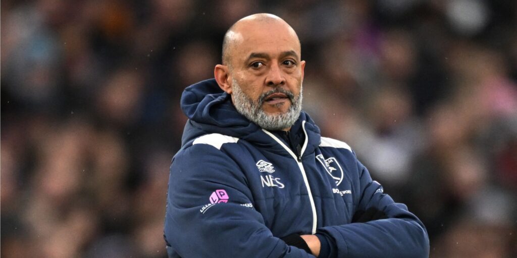 West Ham striker Callum Wilson applauding fans during a Premier League match