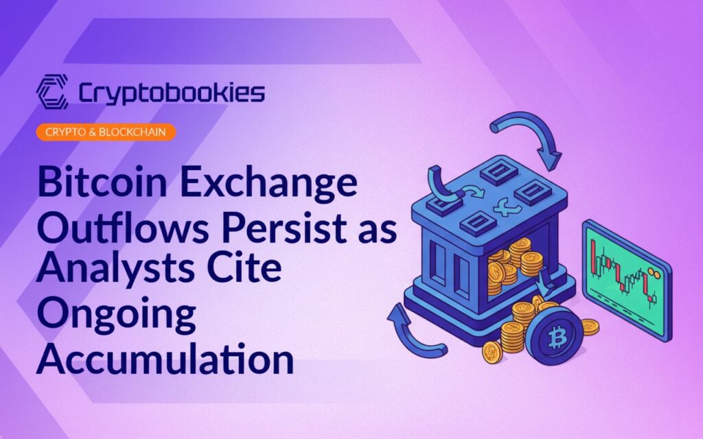 Building with arrows pointing outward, vault filled with gold coins, and a digital price chart on a screen in the background