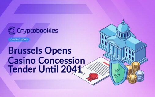 Government building behind a contract document with an official seal, a shield with a checklist, and stacked coins on the side