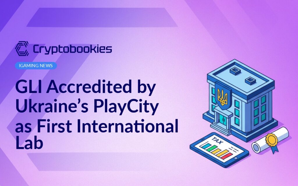 Government building with shield emblem, certificate bearing gold seal, and tablet displaying tax charts on screen.