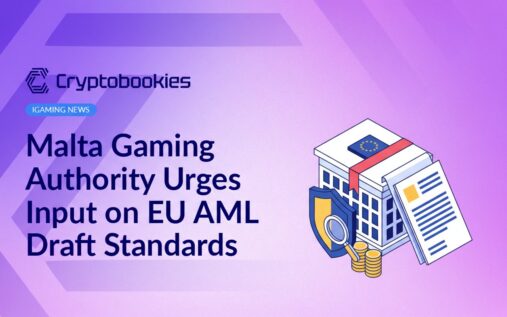 EU government building beside stacked compliance documents and shield with magnifying glass over scattered coins