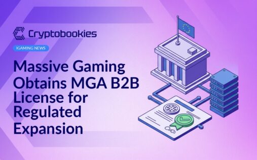 Official license document with seal and checkmark, government building with flag, server stack linked by network lines.