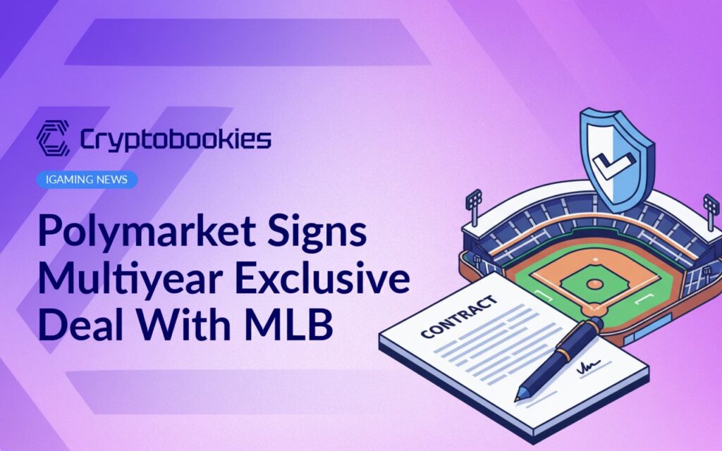 Baseball stadium background with a signed contract, pen on top, and a shield featuring a checkmark badge in foreground.