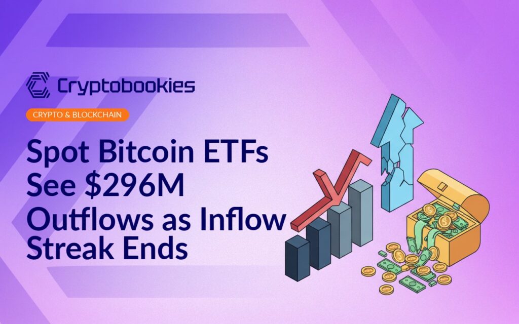 Downward bar chart with red arrow, cracked upward arrow, open fund box spilling cash on white background