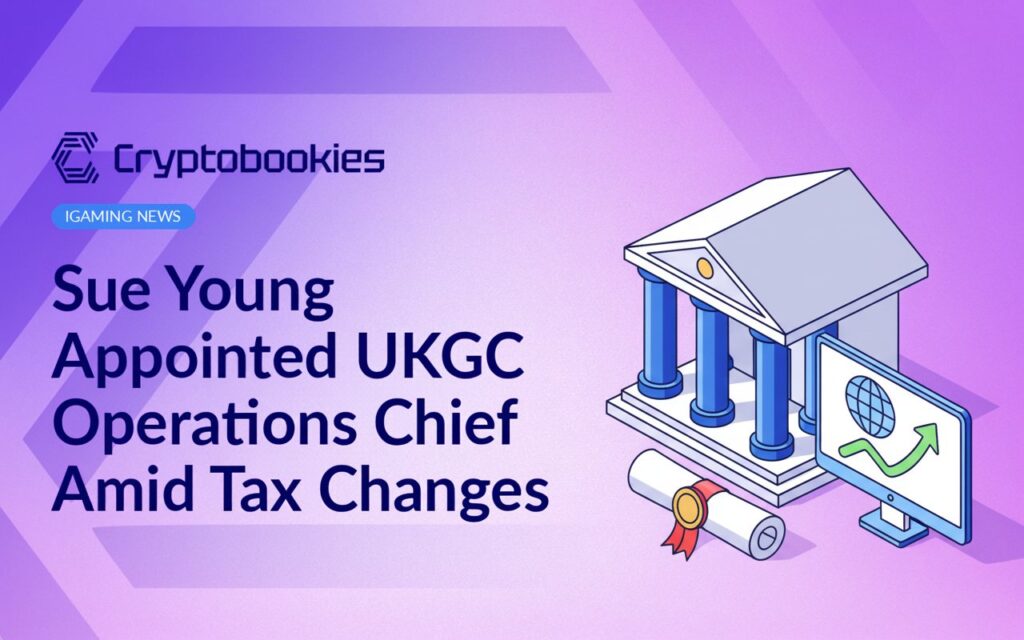 Government building with columns, sealed document tied with ribbon, and monitor displaying globe and upward trending chart.