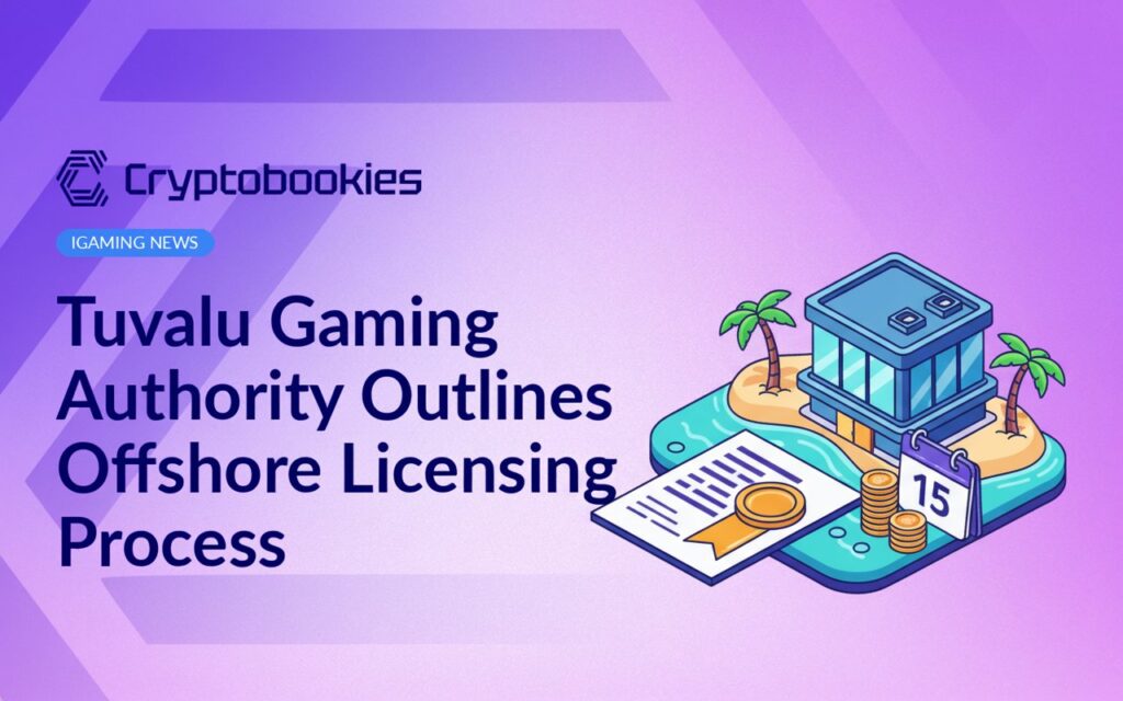 License document with red seal, offshore island office in background, calendar marked with stacked coins on the side