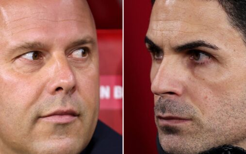 Aston Villa forward Morgan Rogers running with the ball during a Premier League match