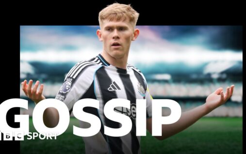 Newcastle United left-back Lewis Hall looking focused during a Premier League football match