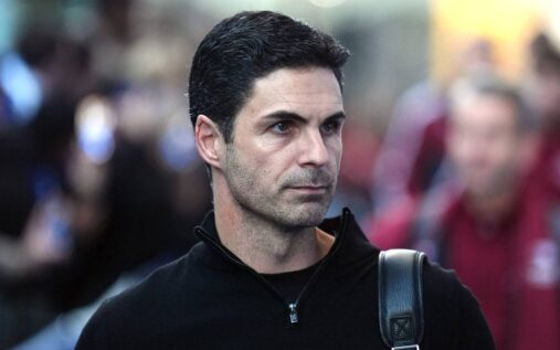 Como manager Cesc Fabregas directing his team from the touchline