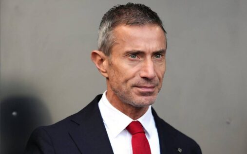 Victor Osimhen playing for Galatasaray in the Turkish Super Lig