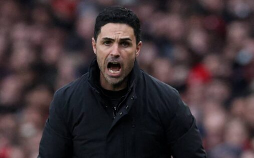 Christian Kofane playing for Bayer Leverkusen