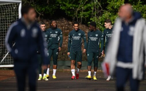 Arsenal manager Mikel Arteta looking thoughtful on the touchline during a Premier League match