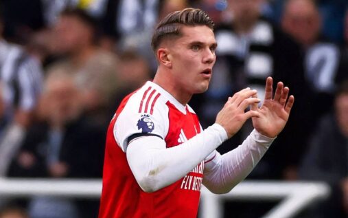 Julian Alvarez playing for Atletico Madrid in the Champions League