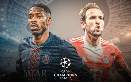 Bayern Munich attacker Serge Gnabry running with the ball during a Champions League match