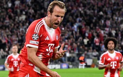 Anthony Gordon and Harry Kane playing for the England national football team