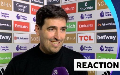 Bournemouth midfielder Alex Scott celebrating his winning goal against Arsenal at Emirates Stadium