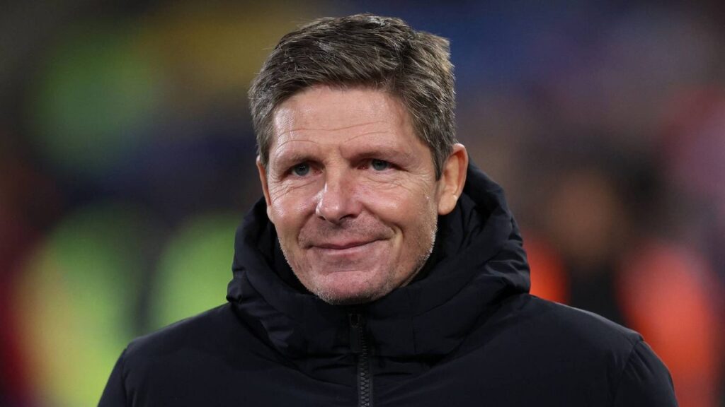 Bournemouth manager Andoni Iraola directing his players from the touchline during a Premier League match