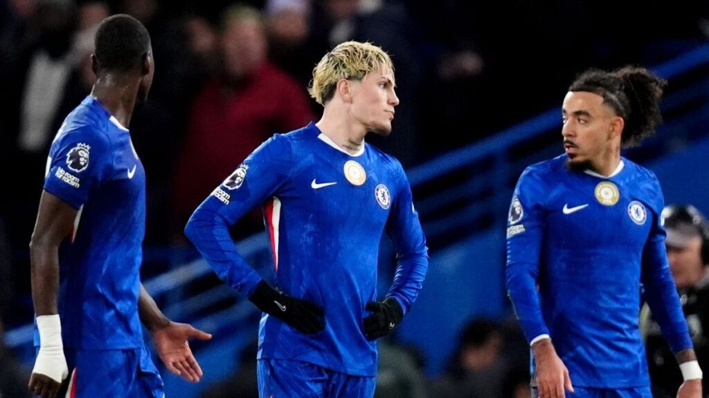 Chelsea co-owner Behdad Eghbali speaking at a sports conference