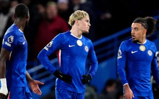 Chelsea co-owner Behdad Eghbali speaking at a sports conference