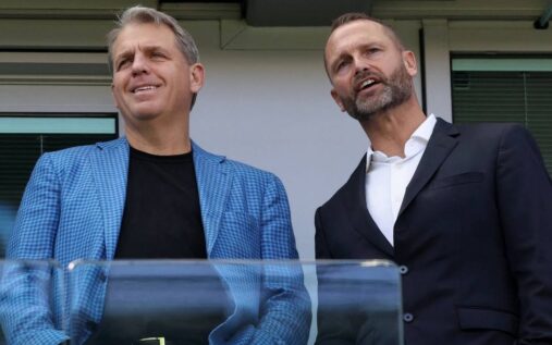 Anthony Gordon playing for Newcastle United in the Premier League