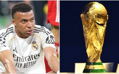 Kylian Mbappe looking dejected while playing for Real Madrid