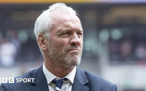 Brian McDermott looking on from the touchline in his rugby league coaching gear