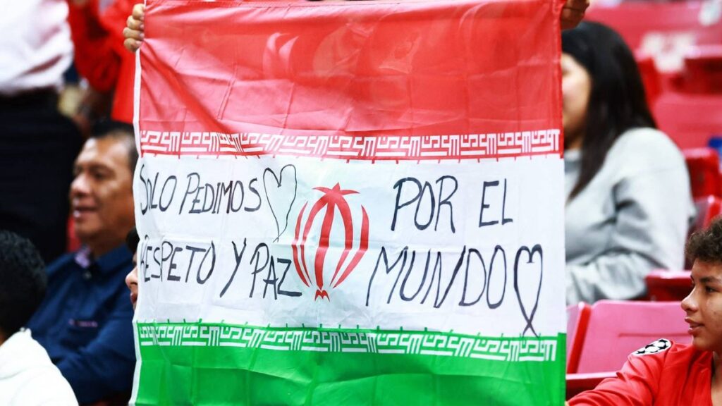 FIFA President Gianni Infantino attending an international football match