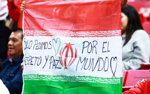 FIFA President Gianni Infantino attending an international football match