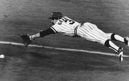 Phil Garner in the Houston Astros dugout during his time as manager