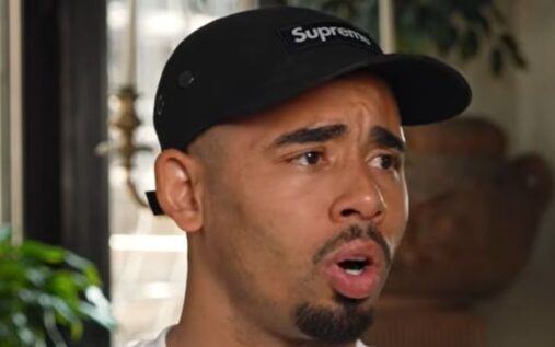 Gabriel Jesus playing for Arsenal in the Premier League