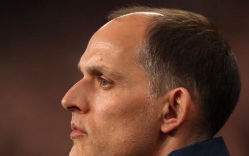 Joachim Low directing his team from the technical area during an international match