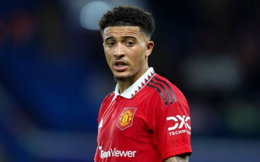 Jadon Sancho playing for Borussia Dortmund during a Bundesliga fixture