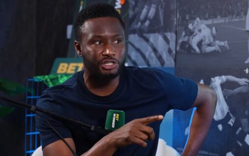 Enzo Fernandez wearing the Chelsea captain's armband during a match