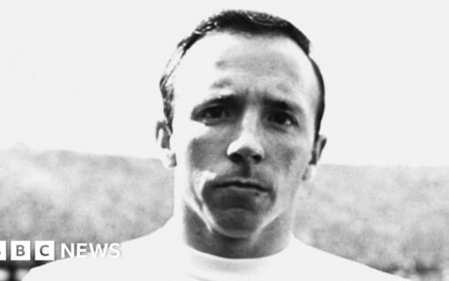 Campaigner John Stiles speaking about the link between heading footballs and brain injuries in former professional players