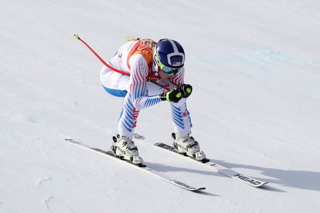 Lindsey Vonn recovering from a severe leg injury after Winter Olympic crash