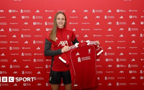 Vivien Endemann playing for Wolfsburg in a Women's Champions League match