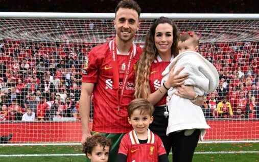 Diogo Jota and wife Rute Cardoso on their wedding day