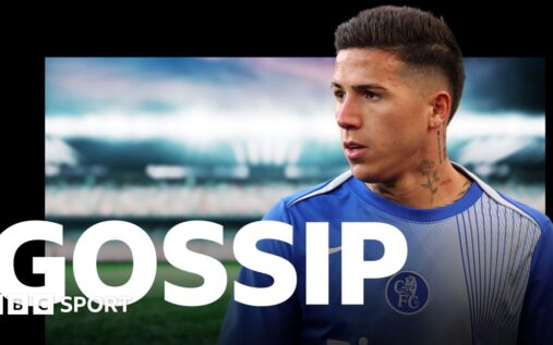 Chelsea midfielder Enzo Fernandez controlling the football during a Premier League match