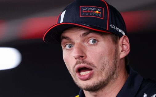 Red Bull driver Max Verstappen looking pensive in the Formula 1 paddock
