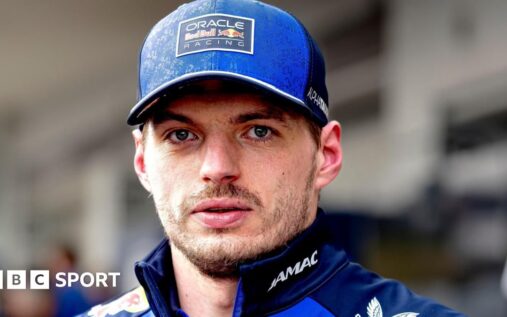 Max Verstappen driving his Red Bull Formula 1 car during a race